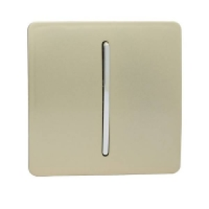 Trendi Switch 1 Gang 2 Way 10 Amp Rocker Light Switch in Scr