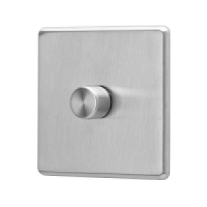 Arlec Fusion 1 Gang 2 Way Stainless Steel Dimmer switch