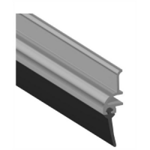 Stormguard Rubber Door Bottom Strip Draught Excluder - Polis