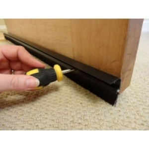 Stormguard Consealed Fixings Brush Door Bottom Strip Draught