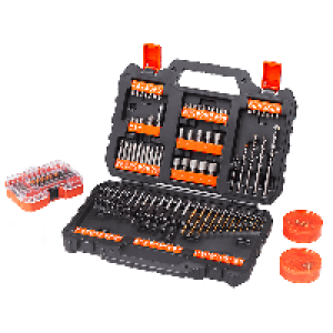 Black and Decker 254 Piece Drill and Screwdriver Accessory S