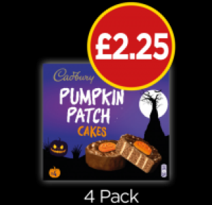 Budgens  Cadbury Pumpkin Patch Cakes