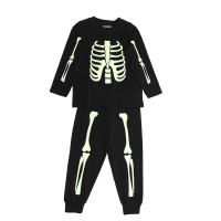 HomeBargains  Hallow-Scream: Skeleton Pyjama Set - Mens