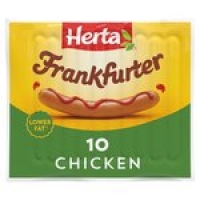 Morrisons  Herta Chicken Frankfurter 10 Pack