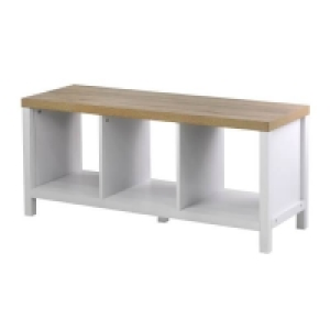 Clever Cube 1x3 Storage Unit with Legs - White £48.00