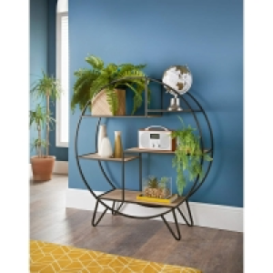 Michigan Floor Shelving Unit - Black