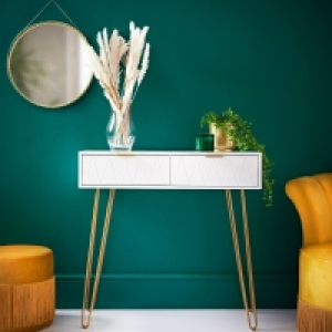 Loft Studio Console Table - White