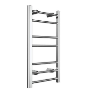 Homebase  VURTU5 Vertical Ladder Style Radiator 700mm x 400mm - Chrome