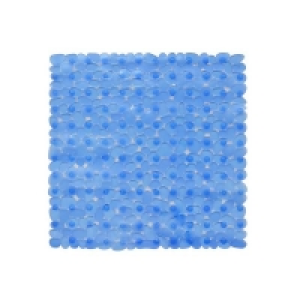 Homebase  Aqualona Pebbles Shower Mat - Blue