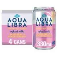 Morrisons  Aqua Libra Sparkling Water Raspberry & Blackcurrant 