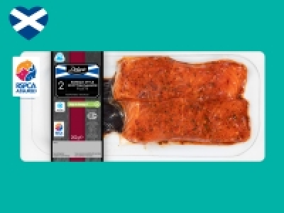 Deluxe 2 Scottish Salmon Fillets with Korean Style BBQ Sauce