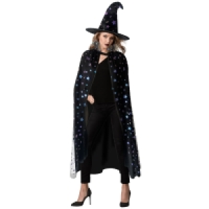 Ladies Halloween Costume - Cape & Hat