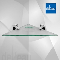 InExcess  De Leau Cadenza Glass Corner Shelf/Soap Tray
