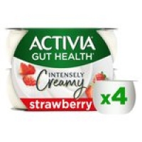 Morrisons  Activia Intensely Creamy Strawberry Yogurts