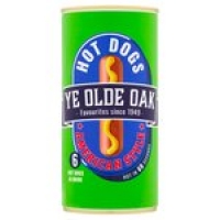 Morrisons  Ye Olde Oak 6 American Style Hot Dogs in Brine (560g)
