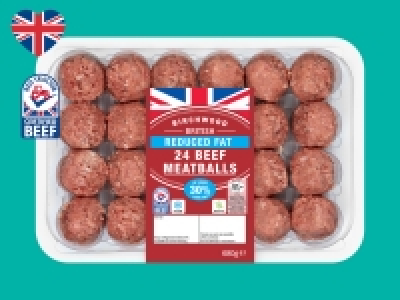 Lidl  Birchwood 24 Reduced Fat British Beef Meatballs