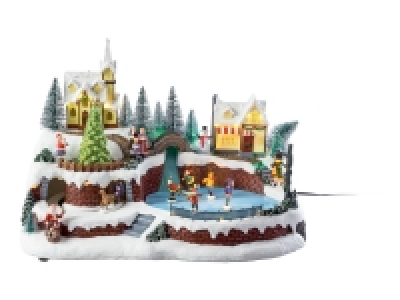 Livarno Home Animated Christmas Scene with LEDs < Music