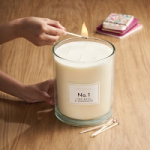 Lime & Basil Hurricane Candle 2.5kg