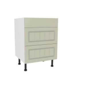 Country Shaker Cream 600mm 3 Drawer Premium Unit &pound;561.00