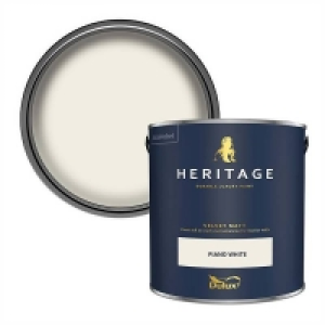 Dulux Heritage Matt Emulsion Paint - Piano White - 2.5L £32.00