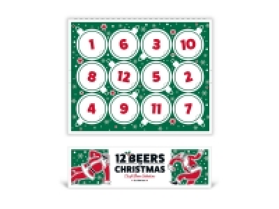 12 Beers of Christmas Craft Beer Selection