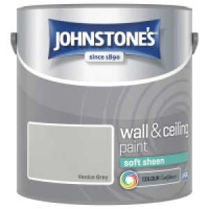 Johnstones Paint Soft Sheen Emulsion - Venice Grey 2.5L £10.00