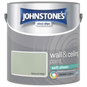 Johnstones Paint Soft Sheen Emulsion - Natural Sage 2.5L £10.00