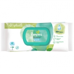 Pampers Harmonie Aqua Baby Wipes 48pk &pound;3.65