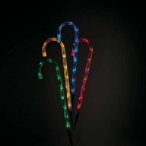 Candy Cane LED Stake Lights 4 Pack Christmas Decoration &pound;15.00
