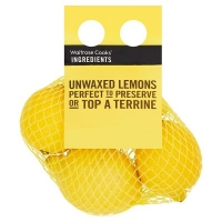 Waitrose  Cooks Ingredients Unwaxed Lemons