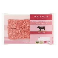 Waitrose  Waitrose Aberdeen Angus Beef Lean Mince 10% Fat