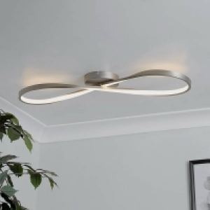Austin LED Flush Ceiling Light - Satin Nickel £55.00