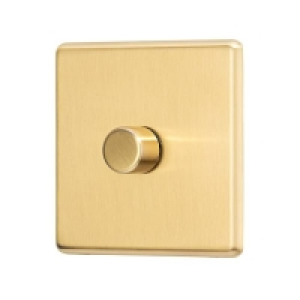 Arlec Fusion 1 Gang 2 Way Gold Dimmer switch