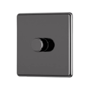 Arlec Fusion 1 Gang 2 Way Black Nickel Dimmer switch