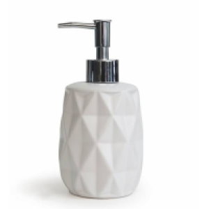 Home Design Geo Lotion Dispenser - Taupe