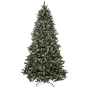 7.5ft Glitter Tipped Pre-lit Premium Christmas Tree £225.00