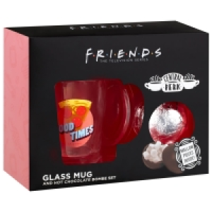 Friends Glass Mug & Hot Chocolate Bombe Set - Good Times