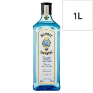 Tesco  Bombay Sapphire Gin 1 Litre