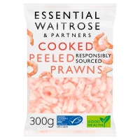 Waitrose  Essential Frozen Cooked and Peeled Prawns