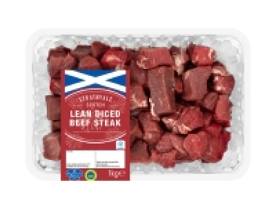 Lidl  Strathvale Lean Diced Beef Steak