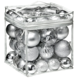 Christmas Baubles 51pk - Silver £7.00