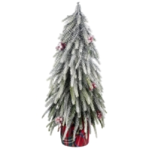 Christmas Tree in Tartan Fabric 35cm