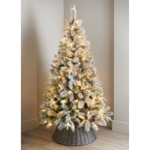 Pre-Lit Snowy Daresbury Christmas Tree 6ft £55.00