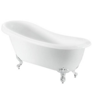 Bathstore Kingham Slipper Roll Top Bath with Silver Feet £785.00