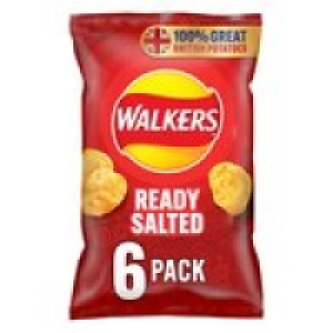 Walkers Ready Salted Multipack Crisps  £1.95