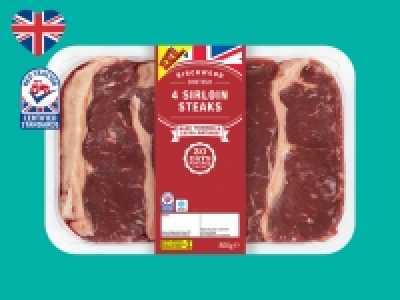 Lidl  Birchwood 4 British Beef 30-Day Matured Sirloin Steaks