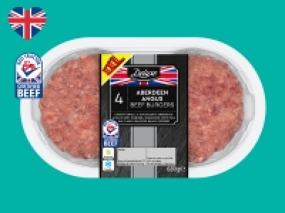 Deluxe 4 Aberdeen Angus British Beef Burgers