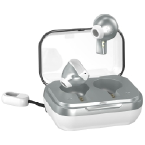 Air4 True Wireless Earbuds with Charging Case - Silver