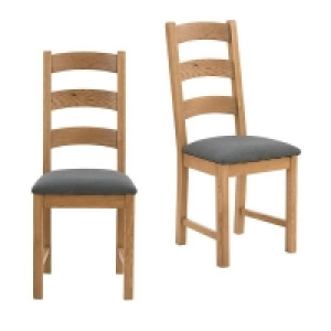 Norbury Dining Chair - Set of 2 - Oak £156.00