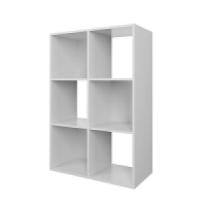 Homebase  Compact Cube 3x2 Storage Unit - White